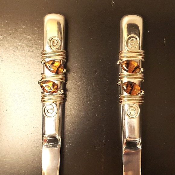 NIB Handcrafted Salad Set - Picture 2 of 6